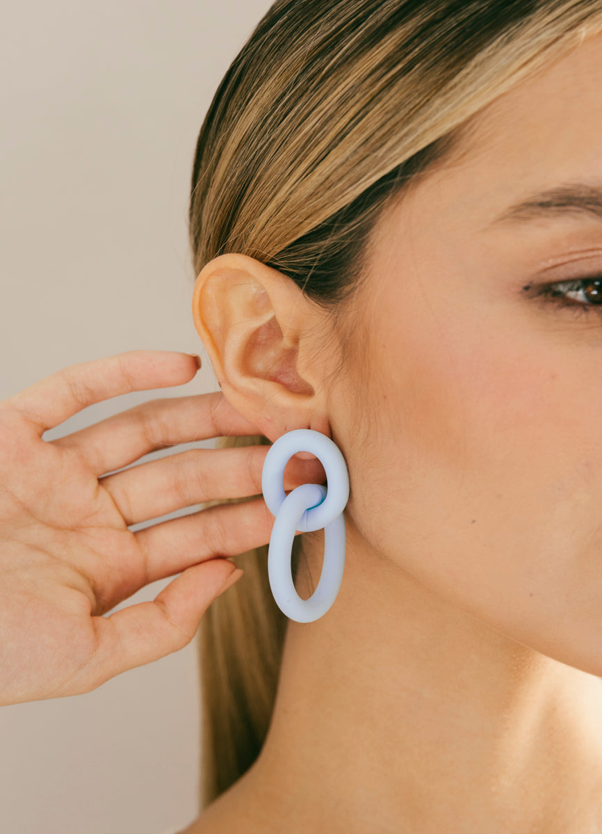 Aretes Eslabones Blooms Skylight