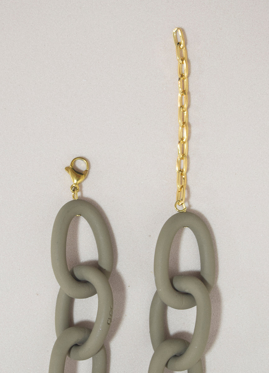 Collar eslabones grandes Grass