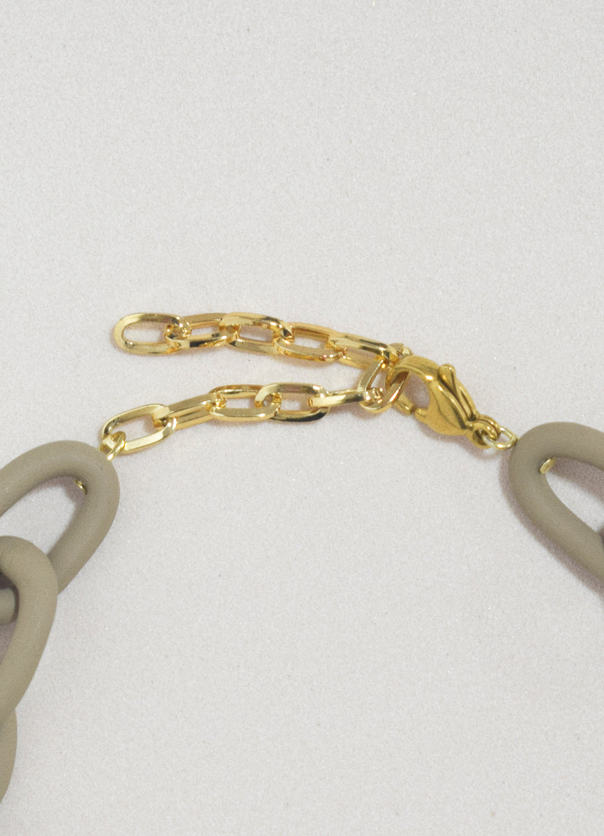 Collar eslabones pequeños Grass