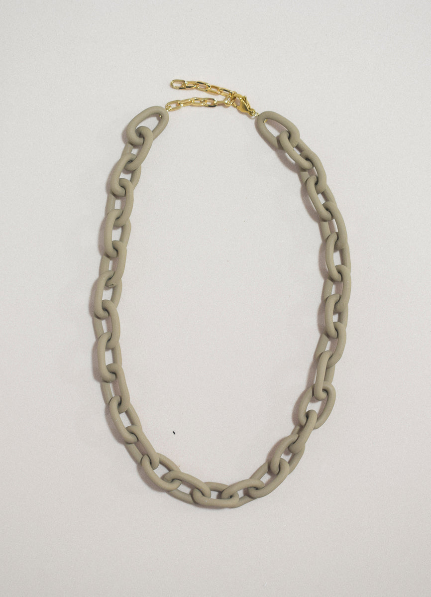 Collar eslabones pequeños Grass