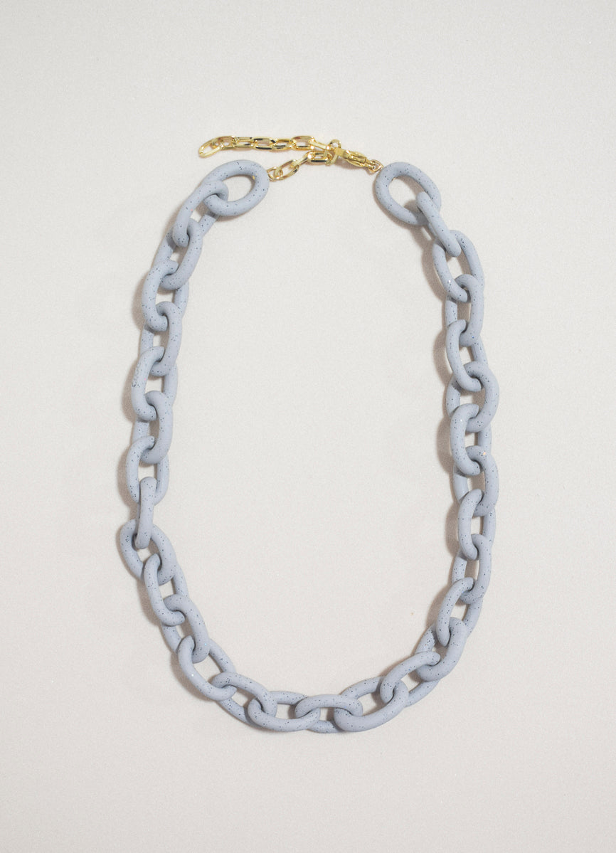 Collar eslabones pequeños Stone